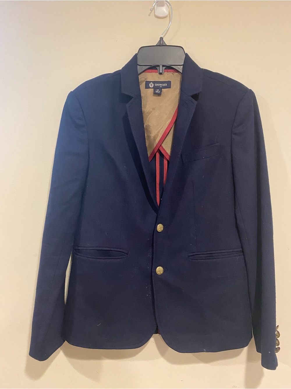 Crewcuts Navy Blazer with Brass Buttons